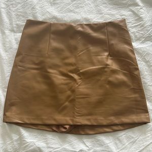 NWT Abercrombie & Fitch Vegan Leather Skirt